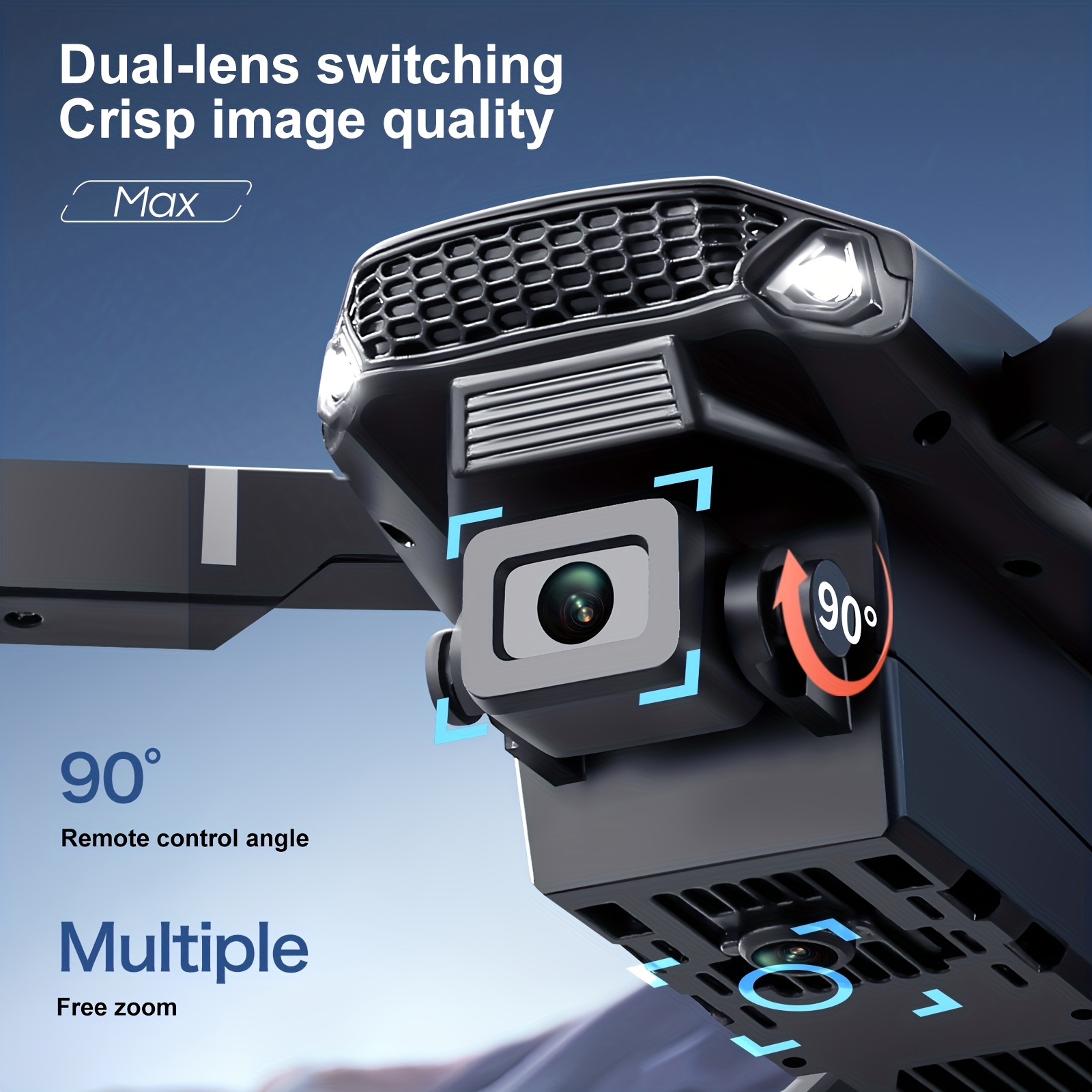 Drone Dobrável E88 PRO MAX Atu - Drone Camera 4K avaliação e preço